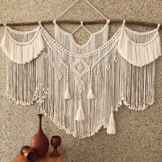 Celestial Harmony Macrame Wall Tapestry