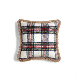 Classic Winter Plaid Throw Pillow Cover