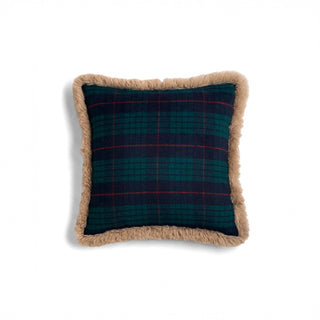 Cozy Plaid Throw Pillow Cover