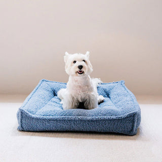 Curved Support Orthopedic Teddy Fabric Waterproof Dog & Cat Bed