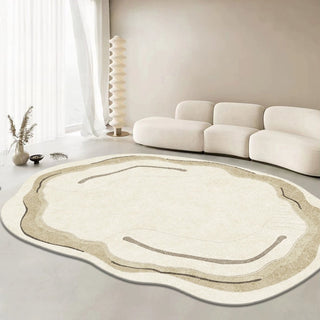 Easy Clean Rug Chic Desert Oasis Harmony Spillproof Pet-Friendly Modern Living Room Bedroom Rug