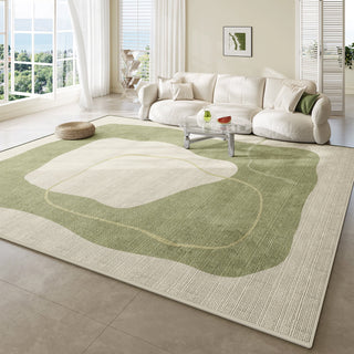 Easy Clean Rug Meadow Harmony Spillproof Pet-Friendly Minimalist Living Room Area Rug