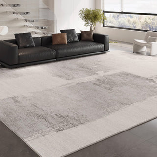 Easy Clean Rug Modern Concrete Spillproof Pet-Friendly Minimalist Living Room Area Rug