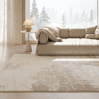 Easy Clean Rug Neutral Modern Luxury Bedroom Area Rug