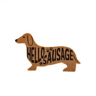 Hello Sausage Dachshund Doormat