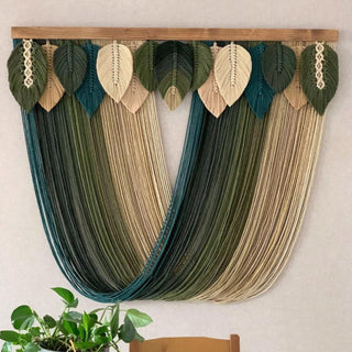 Leafy Macrame Wall Hanging