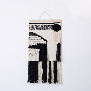 Modern Abstract Fringe Wall Tapestry