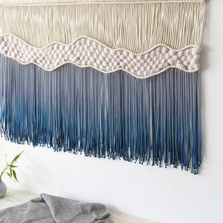 Ocean Wave Macrame Wall Tapestry