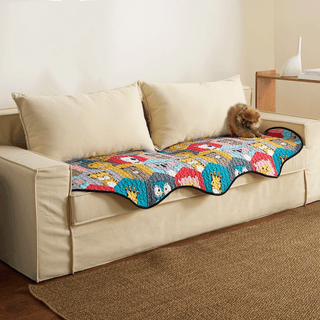 Pawsome Puzzle Cotton Sofa Cover