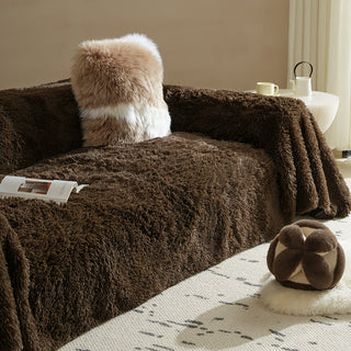 Plush Faux Fur Sofa/Couch Cover