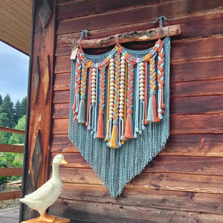 Rustic Charm Macrame Wall Hanging