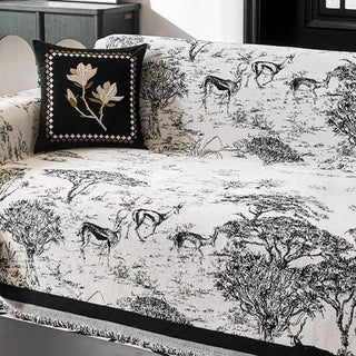 Safari Scene Sofa/Couch Cover