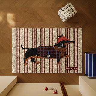 Sherlock Dachshund Doormat