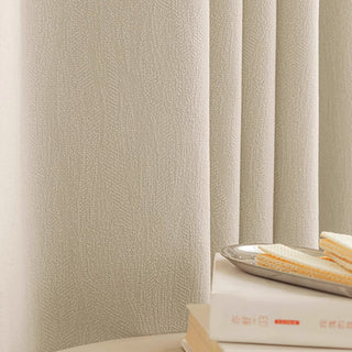 Soft Textured Ivory Whisper Curtain