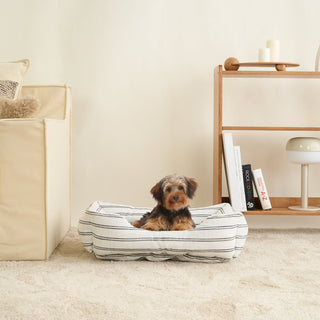 Striped All-Seasons Pet Bed