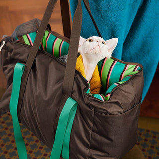 Stylish Dog & Cat Travel Tote for Dogs and Cats