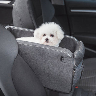 Suede Square Lookout Console Dog & Cat Car Seat