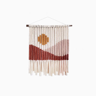 Sunset Dunes Macrame Tapestry