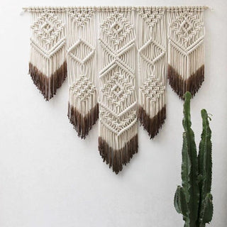 Tribal Peaks Macrame Wall Tapestry