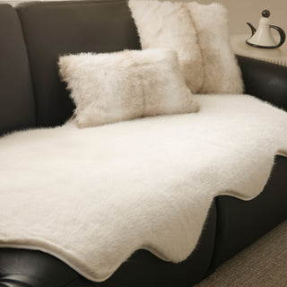 Ultra-Soft Scandinavian Fluffy Sofa/Couch Cover