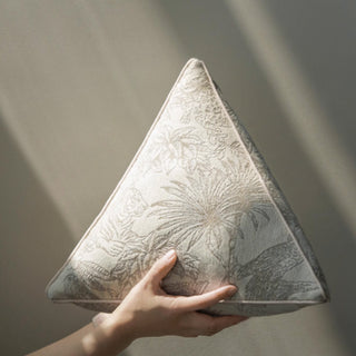 Velvet Moss Triangle Pillow