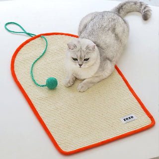 ZEZE Pets Suspendible Sisal Scratch Mat