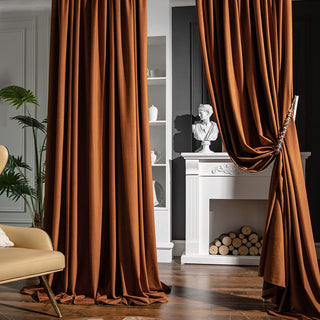 Textured Braided Pattern Curtain