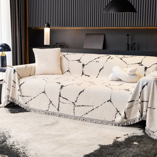 Cozy Winter Stone Grain Sofa / Couch Cover