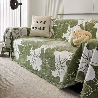 Blooming Charm Floral Sofa Cover