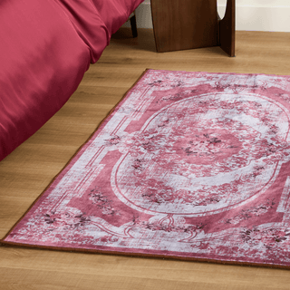 Waterproof Classic Red Persian Lightweight Rug