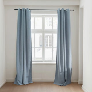 Modern Luxurious Embossed Blackout Sun Block Scratch-Resistant Window Curtains