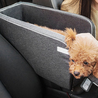 Suede Square Lookout Console Dog & Cat Car Seat