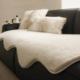 Ultra-Soft Scandinavian Fluffy Sofa/Couch Cover