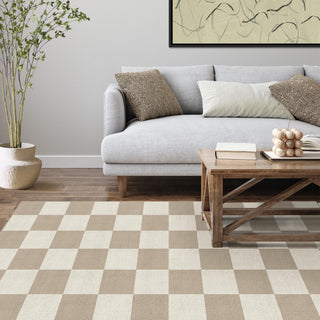 Waterproof Checkerboard Lightweight Rug