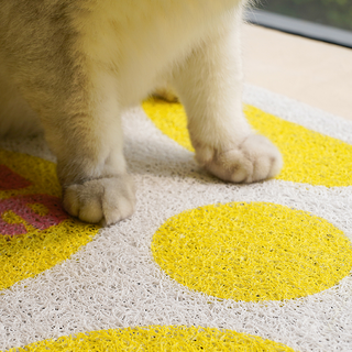 ZEZE Pets Lemon Litter Box Mat