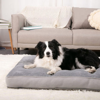 Large Grey Breathable Sleeping Mat Removable Dog Cushion Bed