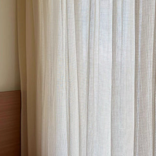 Woven Texture Natural Look Curtain