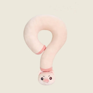 Funny Question Mark Shaped Spine-Support Pillow Dog Sleep Pillow