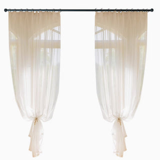 Sheer Tie-Up Curtain