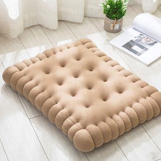 Biscuit Quilted Dog Bed