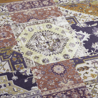 Waterproof Classic Collage Persian Plush Rug