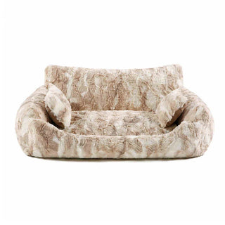 Modern Marble Warm Washable Orthopedic Support Dog & Cat Sofa Bed