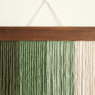 Nomad's Palatte Dip-Dyed Macrame Wall Tapestry