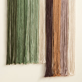 Nomad's Palette Dip-Dyed Macrame Wall Tapestry Set