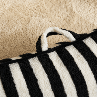 Pawesome Striped Wash 'n' Wag Bed