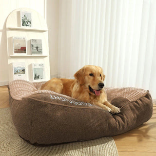 PawHaven Orthopedic Lounger: Premium Comfort Dog Bed