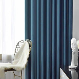 Velvet Luxe Draped Curtain