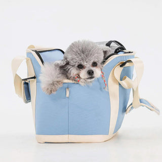 Lightweight Contrast Color Waterproof Multi-Function Pet Travel Tote Bag