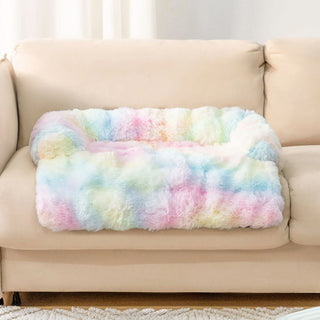 Fluffy Calming Dog Bed Sofa Protector Dog Mat