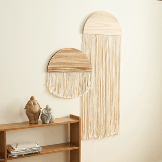 Wood & Weave Macrame Wall Tapestry Set